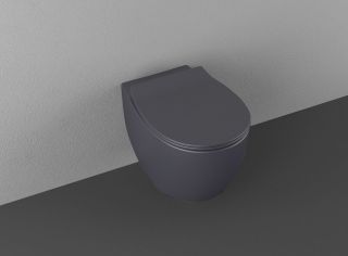 Подвесной унитаз Isvea Sentimenti Neo 10AR02010SV-2C безободковый крышка микролифт антрацит матовый