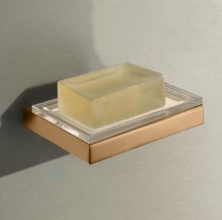 Мыльница подвесная Keuco Edition 11155039000 бронза шлифованная