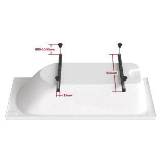 Комплект ножек для сборки ванны Bas Стандарт СТу0018