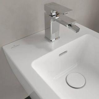 Биде Villeroy Boch Antao подвесное  375 x 560 mm, Stone White Белый матовый
