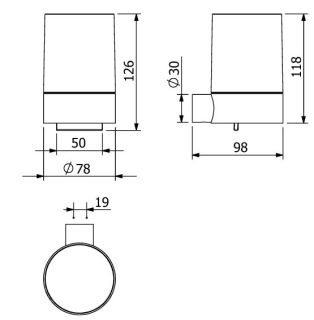 Дозатор Kludi Vela R 58976N2 сталь оружейная брашированная