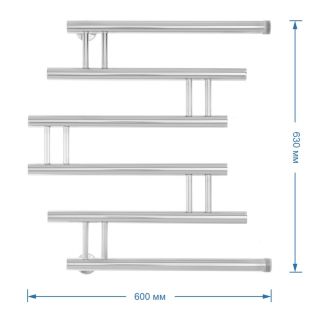 Полотенцесушитель водяной Energy Modern  EWTRMODRN0605000000 600 x 500