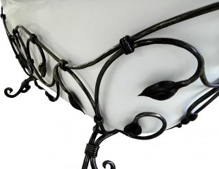 Кованая подставка для ванны Эстет Скарлетт В ФР-00001487 патина