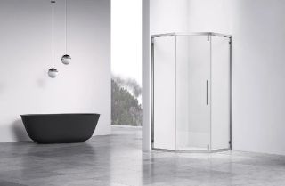 Душевой уголок Vincea Show VSP1-4SH100CL 100x100 см хром