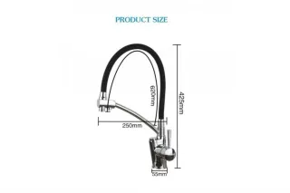 Смесители для кухни Gappo G4398-11 под фильтр хром