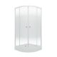 Душевой уголок Triton Лайт Щ0000061807 90x90 см профиль белый стекло с узором