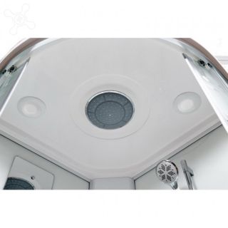 Душевая кабина Deto ЕМ2710 LED 100х100х220 см