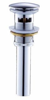 Донный клапан SantiLine SL-105 с переливом хром