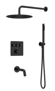 Душевой комплект Milleau Tissage TERMO 3SBIT/801-GB черный