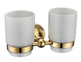 Стакан двойной Melana MLN-821011 золото