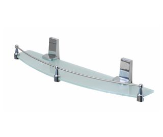 Lopau K-6044 Полка стеклянная с бортиком