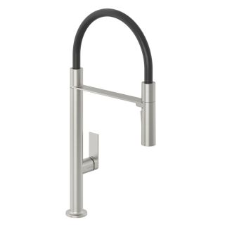 Смеситель для кухни Kludi Qord 56859N575 с гибким изливом брашированный никель