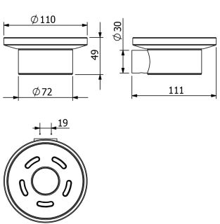 Мыльница Kludi Vela R 58985N0 брашированное золото