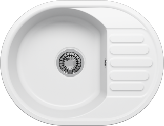 Мойка кухонная Polygran Quartz Bond-610 688360 туман