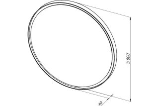 Зеркало Allen Brau Infinity 1.21017.BL Черное