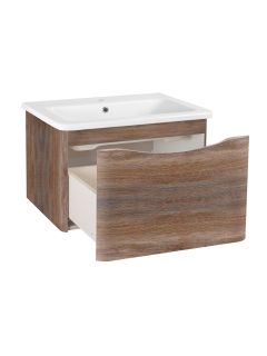 Тумба Runo Тоскана 80 темное дерево под умывальник Никсон 80 (00-00001417)