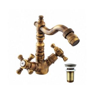 Смеситель для биде Rav Slezak Morava Retro MK321.5/9SM бронза