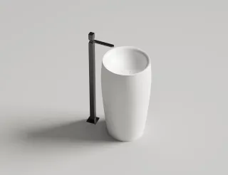 Напольная раковина Salini Alda 03 S-Sense 130311G 47см белый глянцевый