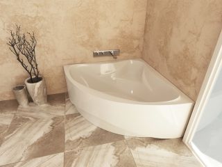 Ванна из искусственного камня AquaStone Флорида 135см белый