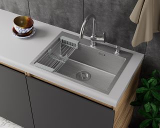 Кухонная мойка DQ DQS604504 60см сатин