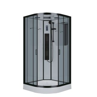 Душевая кабина Niagara Premium NG-6902-01G BLACK 100х100 см