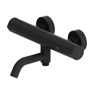 Смеситель для ванны и душа Damixa Scandinavian Pure 363000300 с термостатом чёрный матовый