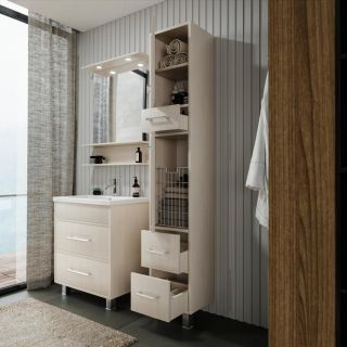 Пенал Бриклаер Чили 4627125414978 35 см светлая лиственница