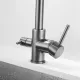 Смеситель для кухни Shevanik S328T с подключением фильтра оружейная сталь