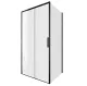 Душевой уголок Aquanet Pleasure Evo AE65-100x80-BT 324130 100x80 см профиль чёрный матовый стекло прозрачное