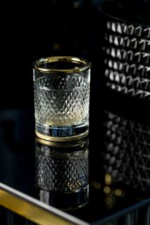 Стакан для зубных щёток Boheme Aura 10252-G золото