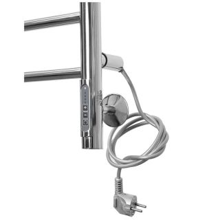 Полотенцесушитель электрический Domoterm Лаура правый П7 500x750 quick touch хром