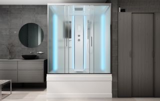 Душевая кабина AvaCan EM4517 с LED-подсветкой 170x90 см