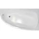 Акриловая ванна 1ACReal Мадрид Щ0000046659 левая 170x95 см на Х-каркасе белый