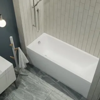 Акриловая ванна 1ACReal Тори Щ0000044549 150x70 см на Х-каркасе белый