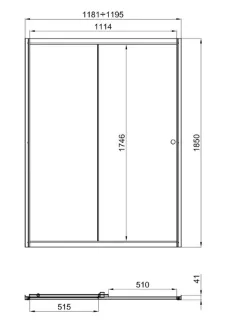 Душевая дверь Triton Слайд Щ0000038520 120 см профиль белый стекло прозрачное с узором