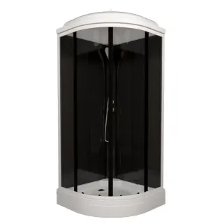 Душевая кабина Triton Нова Щ0000062583 88x88 см профиль чёрный стекло тонированное