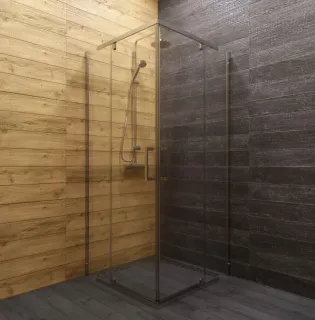 Душевой уголок Triton Каппа Щ0000054220 90x90 см профиль хром стекло прозрачное