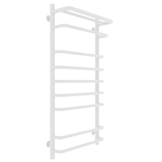 Полотенцесушитель водяной Laris Стандарт 73208013БМ с полкой П9 50x100см белый матовый