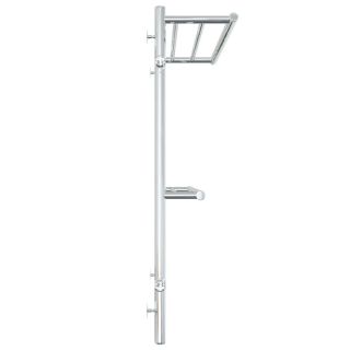 Полотенцесушитель водяной Laris Лавина 73208021 левый с полками П9 50x80см хром