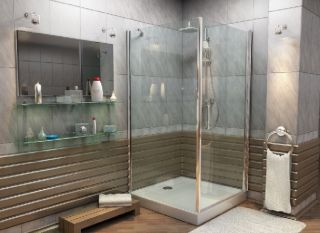 Душевая дверь в нишу Good Door Pandora DR100 стекло прозрачное