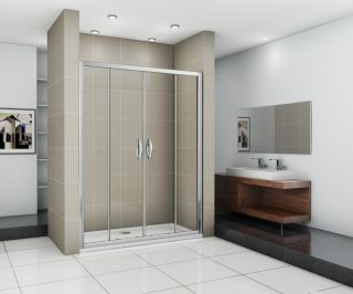 Душевая дверь в нишу Good Door Infinity WTW-TD-170-C-CH стекло прозрачное