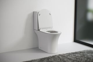 Унитаз-компакт Laguraty 1217 A безободковый белый