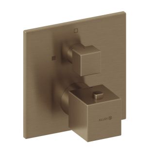 Смеситель-термостат для душа Kludi Decus 54885N175 брашированная бронза