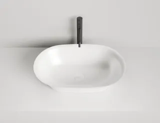 Накладная раковина Salini Mona S-Stone 110821MRH 60см RAL снаружи