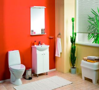 Тумба под раковину Акватон Мира 45см белый 1A104401MR010