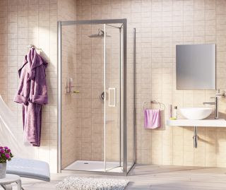 Душевой уголок Wasserkraft Weser 78F03 90x90