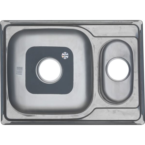 Мойка 6950S U Melana 0,8/180 хром с сифоном (228 t *10)