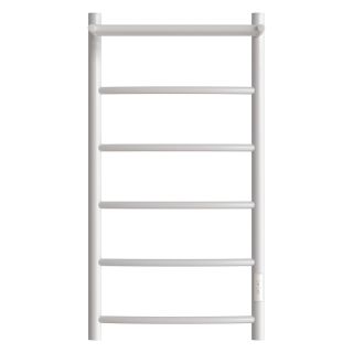 Полотенцесушитель электрический Point Афина PN04848PW с полкой 40x80см белый матовый
