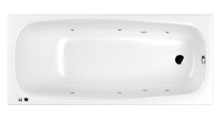 Гидромассажная ванна Whitecross Layla 0102.170075.100.SOFT.CR 170x75см Soft хром