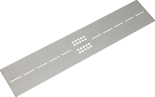 8.210N3-BA Infinity накладка сифона, для поддона 120х80, серебро браш (287579)